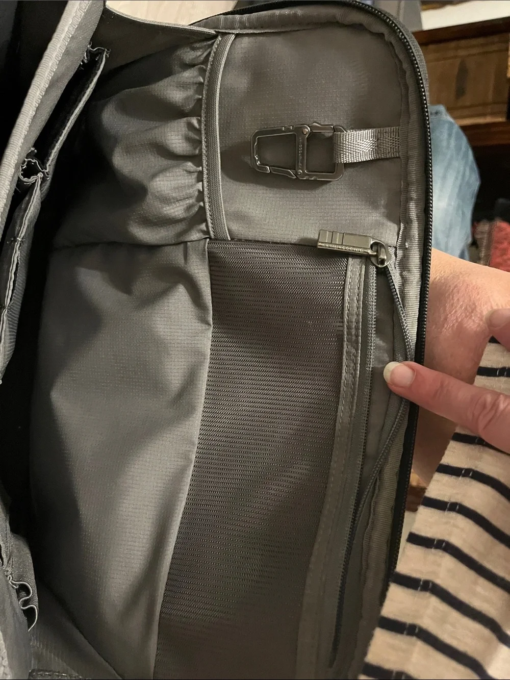 Briggs & Riley Black Laptop Briefcase with Front Zip Pocket